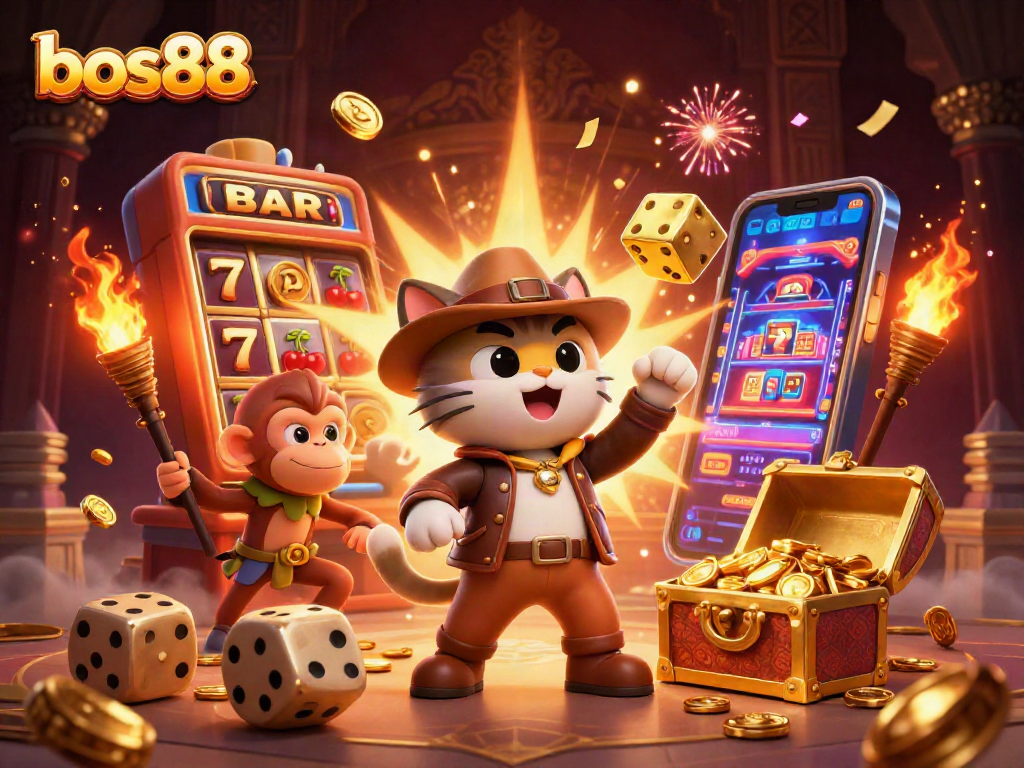 Menangkan jackpot di bos88 dengan kucing arkeolog dan teman monyetnya!
