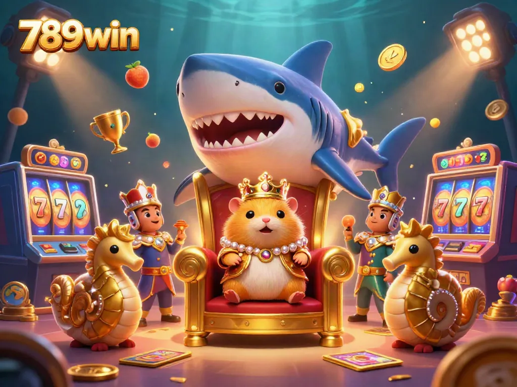 Experience exciting gameplay at 789win with a vibrant casino scene featuring dazzling slots and rewards.