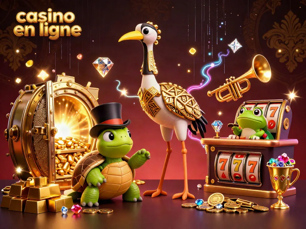 Experience the excitement of casino en ligne with vibrant characters and dynamic game elements.
