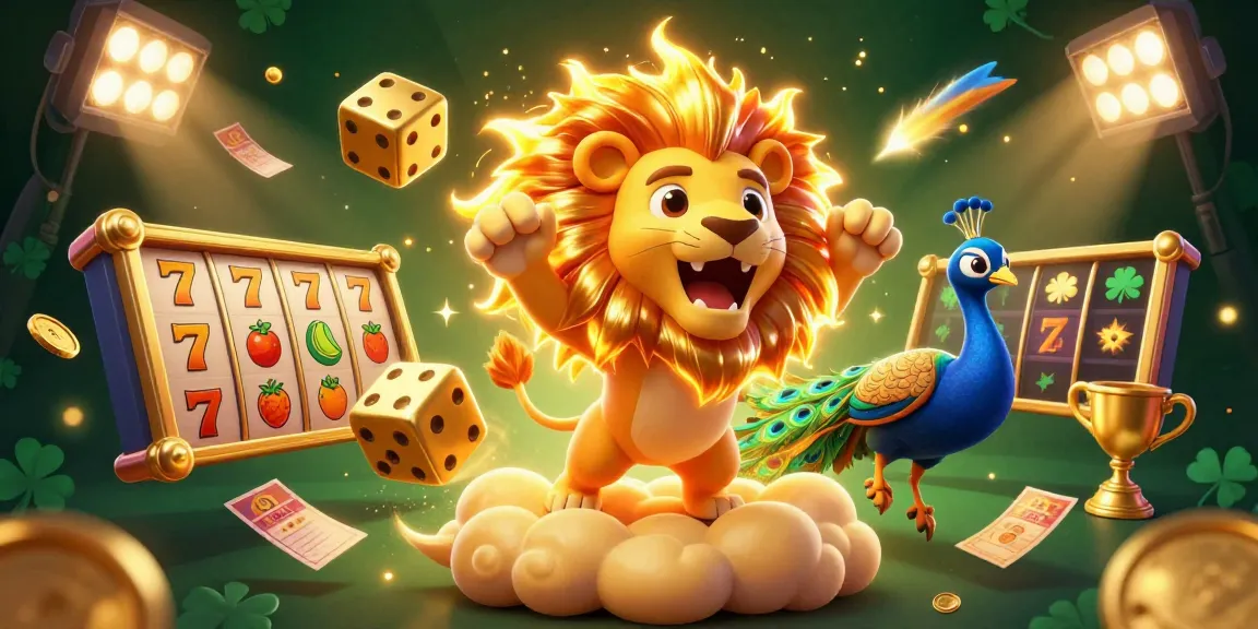 Engage with PESGSLOT's dynamic slot games in this vibrant casino scene.