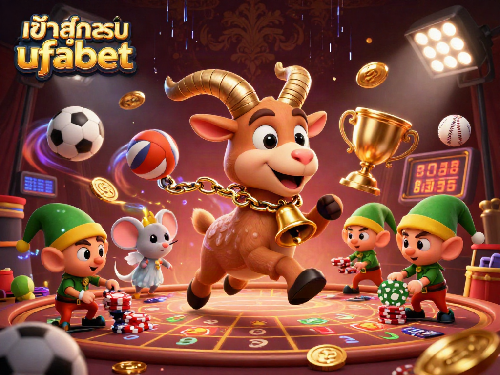 Engage with innovatively designed 3D casino image showcasing เข้าสู่ระบบ ufabet for a thrilling gaming experience.