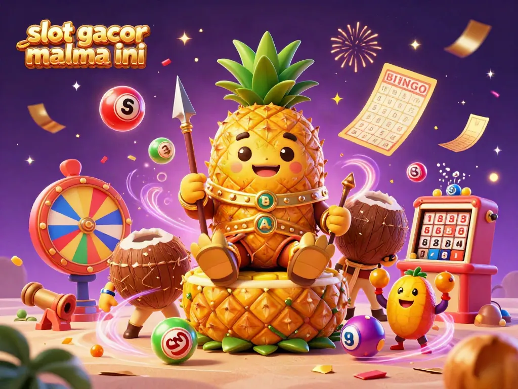 Experience the excitement of slot gacor malma ini with whimsical characters and vibrant casino elements.
