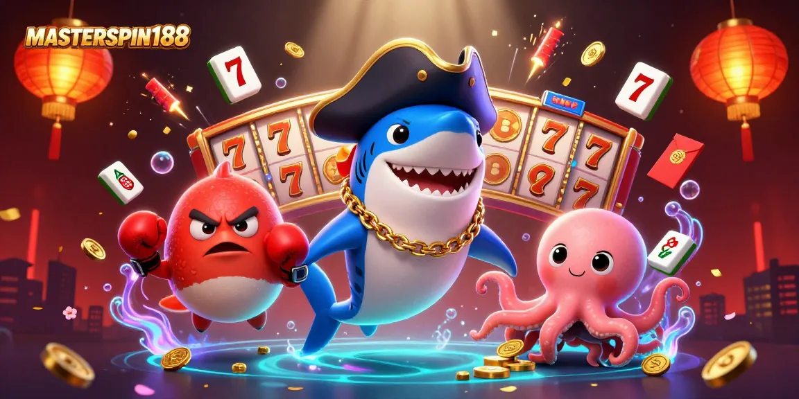 Masterspin188 brings excitement to the casino world with a thrilling 3D illustration of gaming adventures.