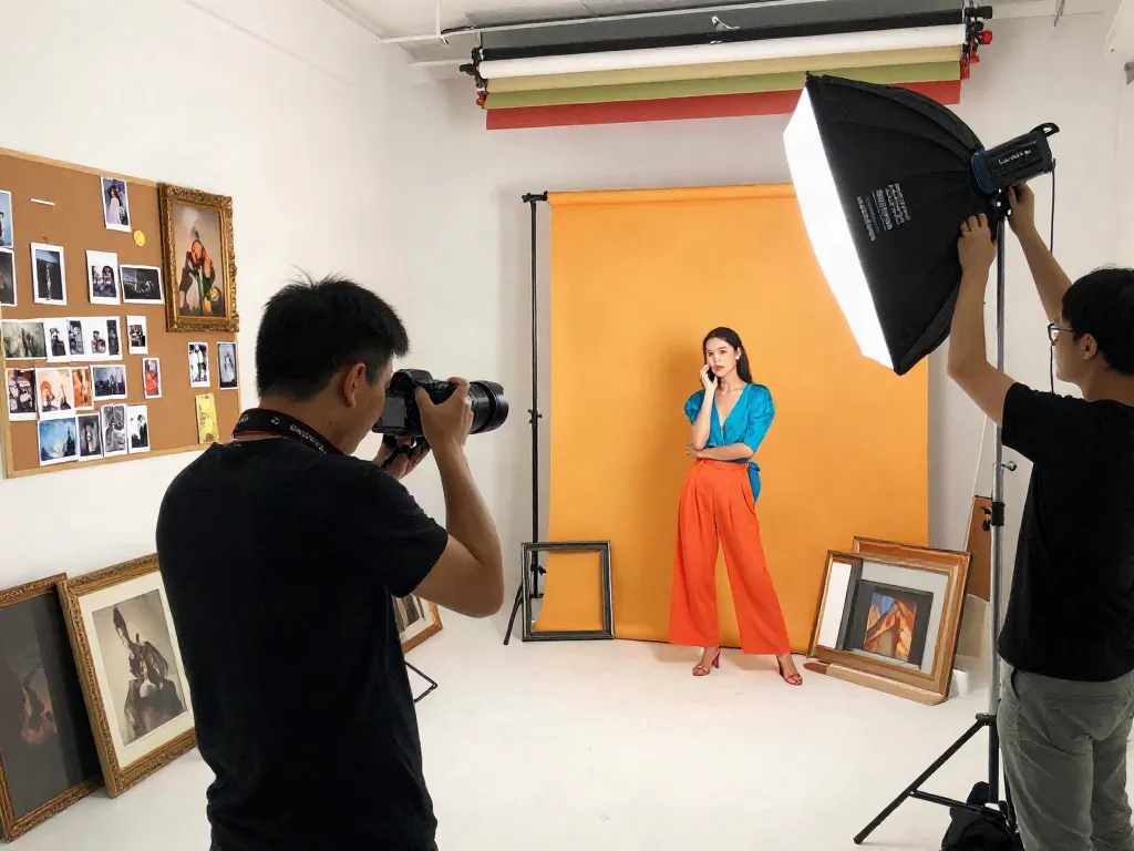 Fotografi profesional di PULAU77, pengambilan gambar momen berharga dengan suasana kreatif.