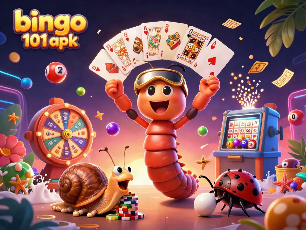 Experience thrilling bingo action with the bingo 101 apk featuring colorful elements and engaging characters