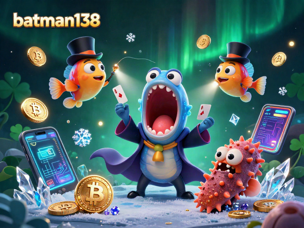 Play and win at batman138 with an exciting 3D casino magic show featuring undersea characters.