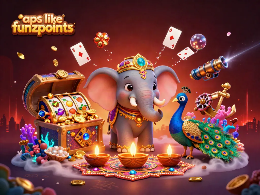 Engage with apps like funzpoints through a colorful gambling experience filled with unique bonuses and rich rewards.