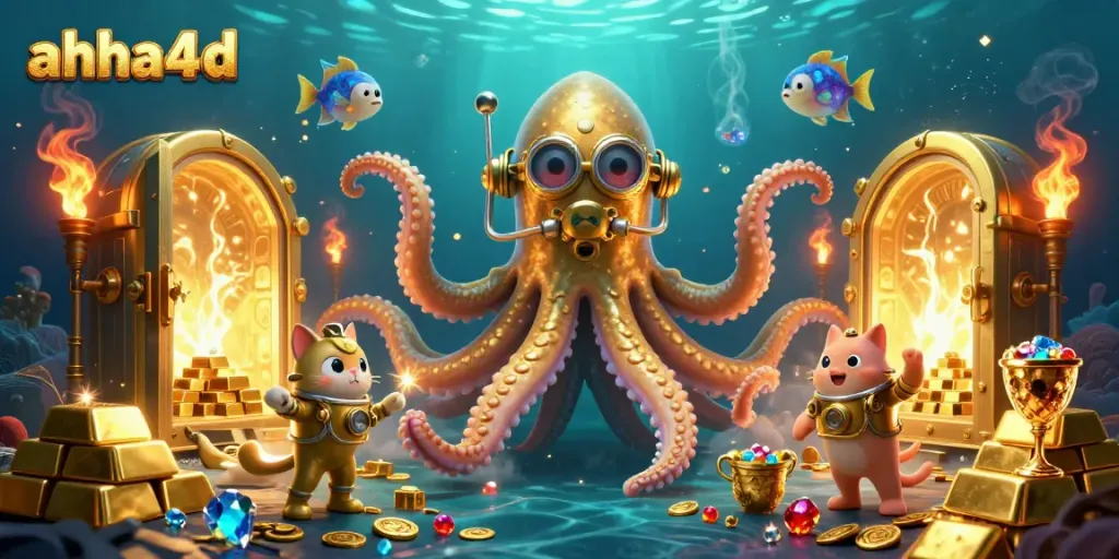 Engage with the thrilling ahha4d experience while revealing treasure within a vibrant underwater adventure.